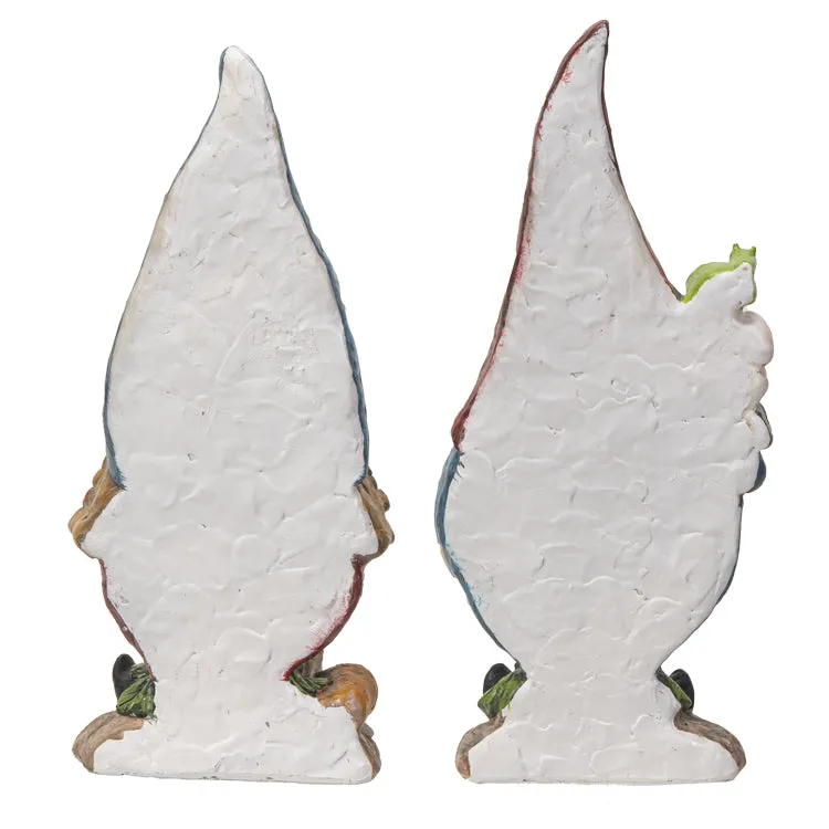 11" Gnome Statue - Garden Couple (Set of 2)