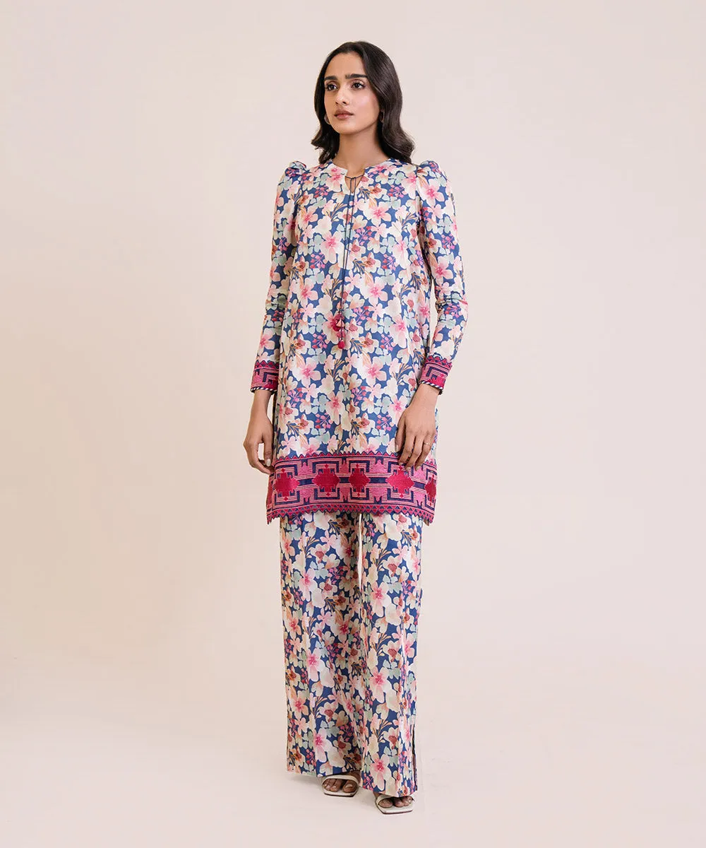 2 Piece - Embroidered Lawn Suit