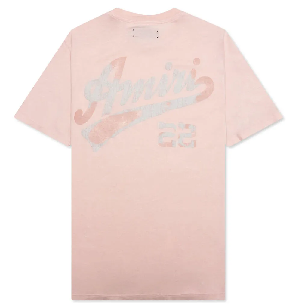 22 Jersey Tee - Silver/Pink