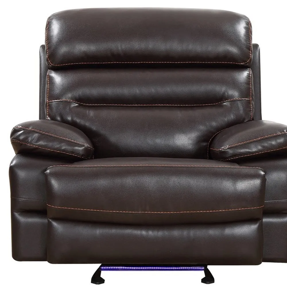 43 X 40 X 41 Brown  Power Reclining Chair