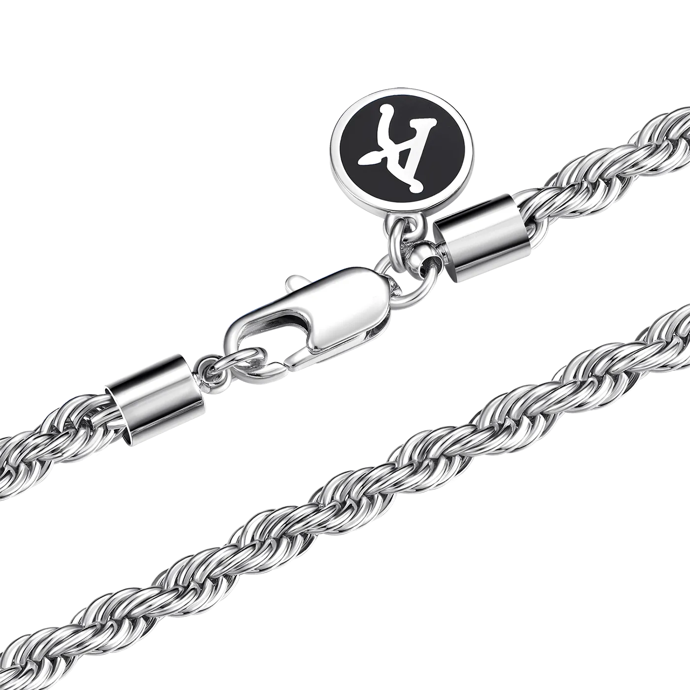 4.5mm Rope Chain - White Gold