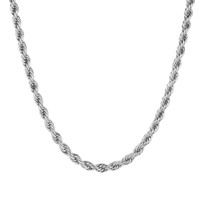 4.5mm Rope Chain - White Gold