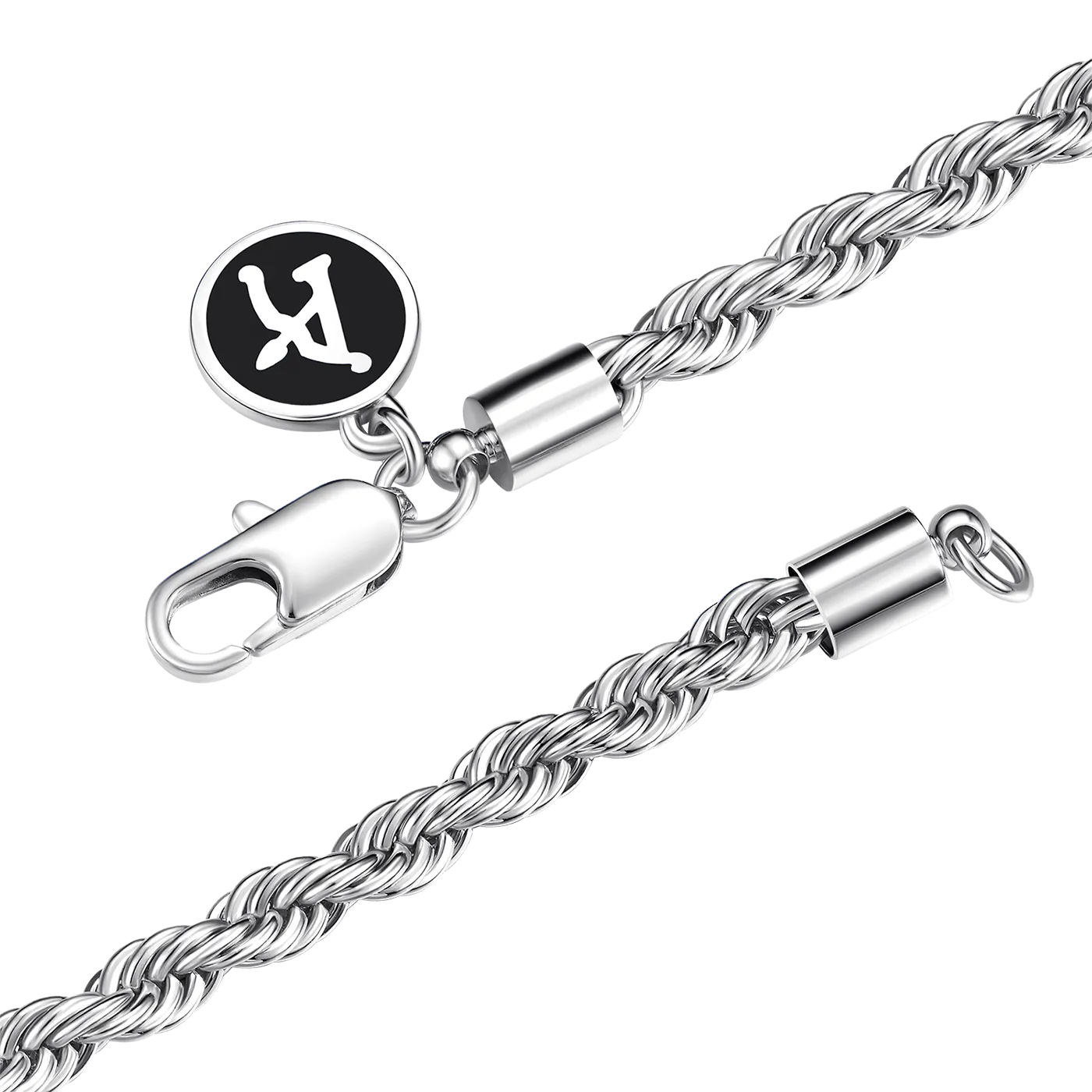 4.5mm Rope Chain - White Gold