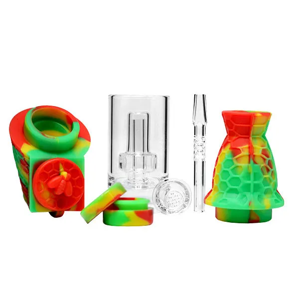 8" Silicone Nectar Collector Bubbler