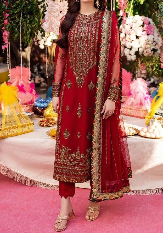 Asim Jofa Jag Mag Pakistani Net Dress