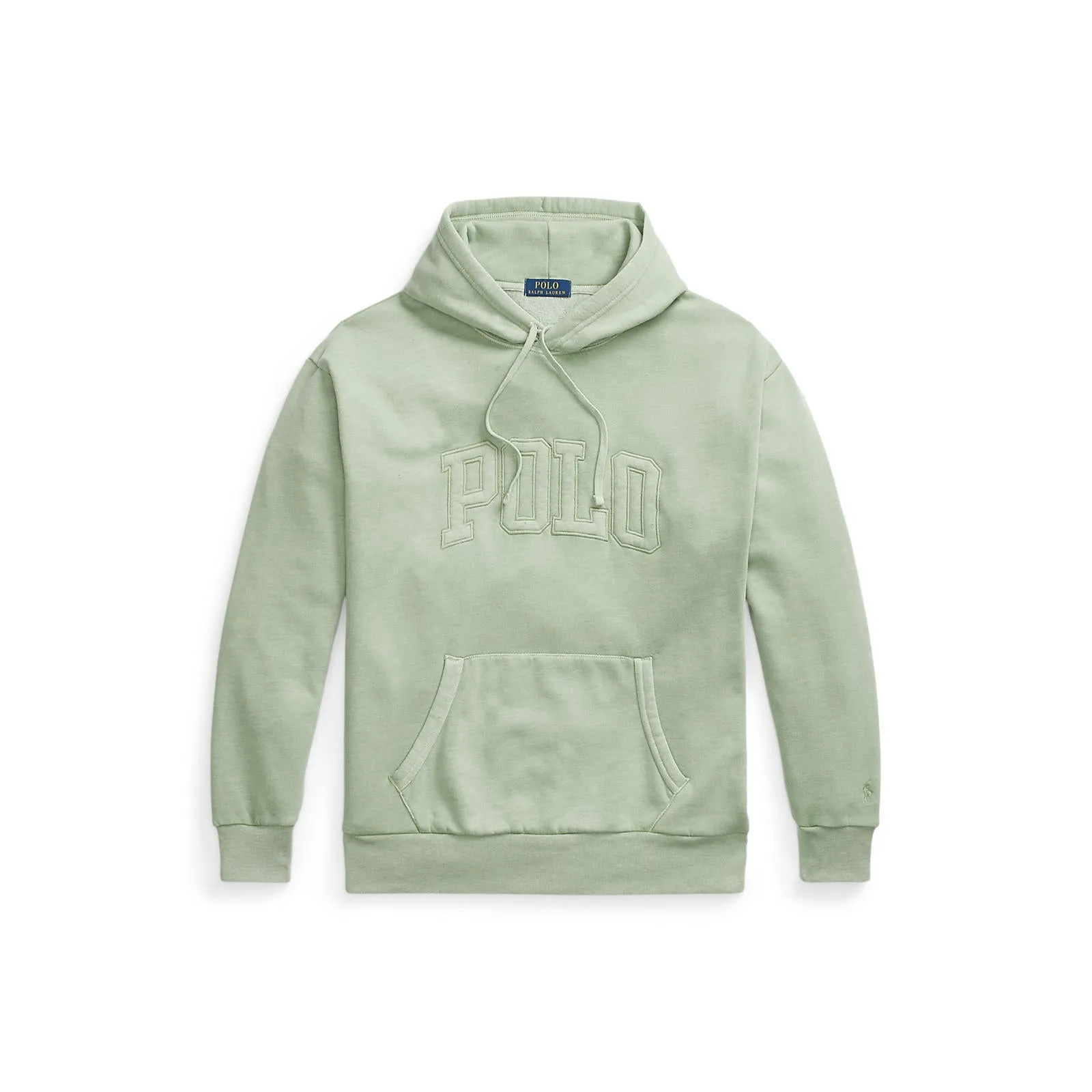 Big Fit Logo Over-Dyed Fleece Hoodie - Dune Heather