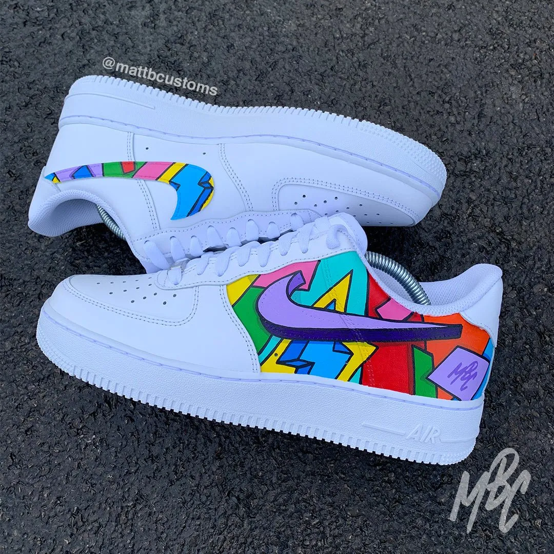 Cartoon Freestyle - Air Force 1 Custom