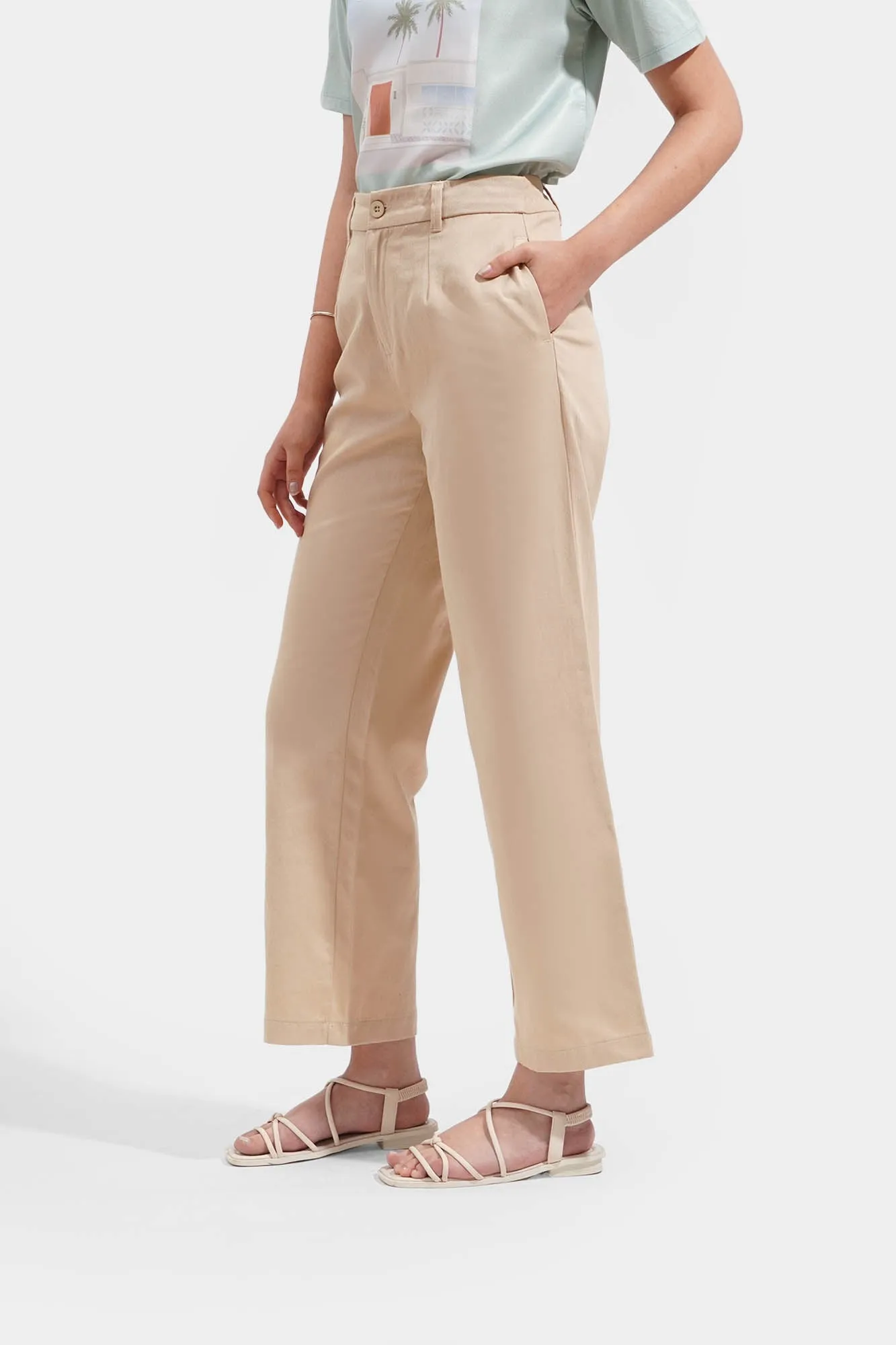 Closet Staples Pleated Straight Pants