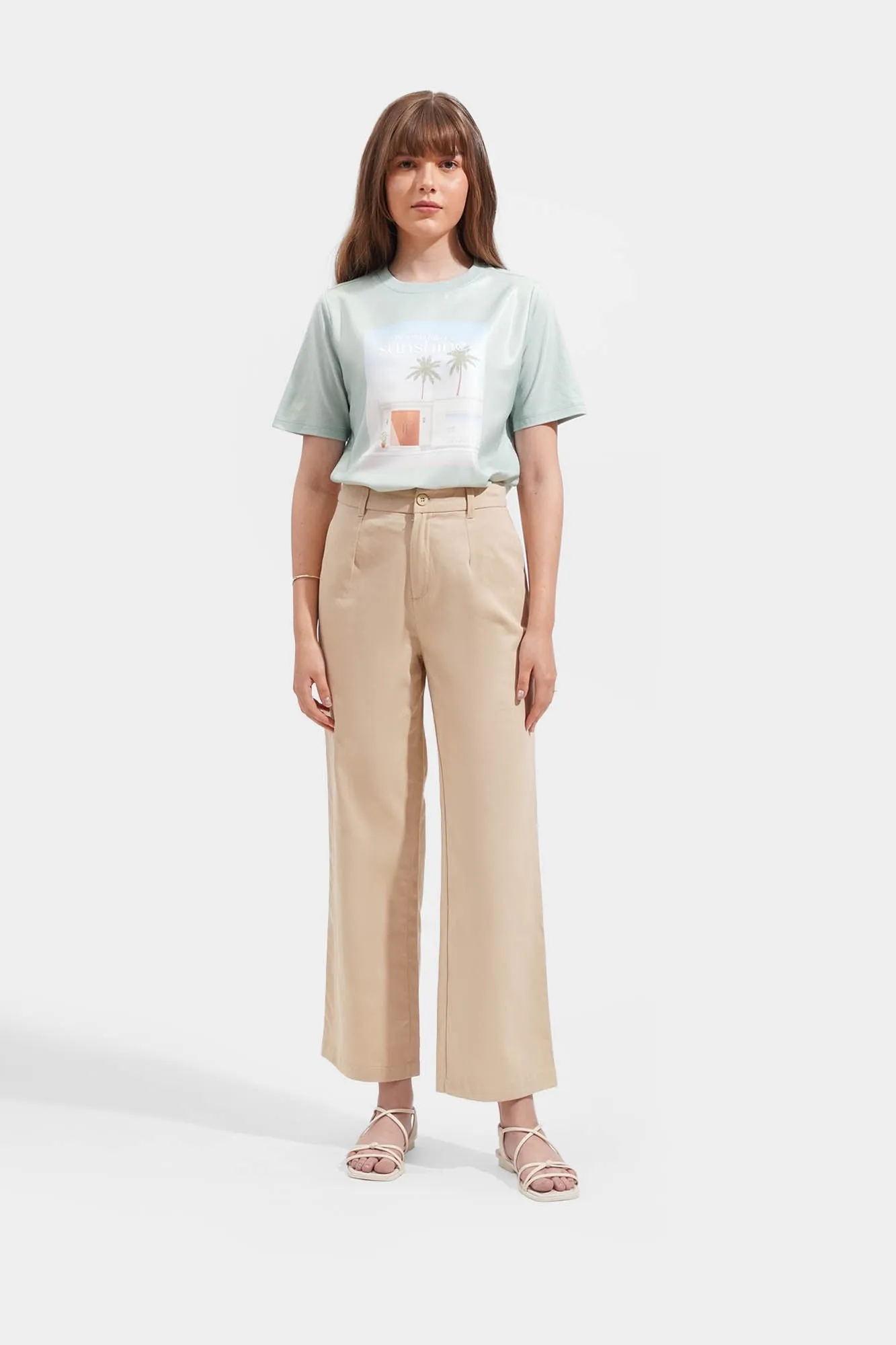 Closet Staples Pleated Straight Pants