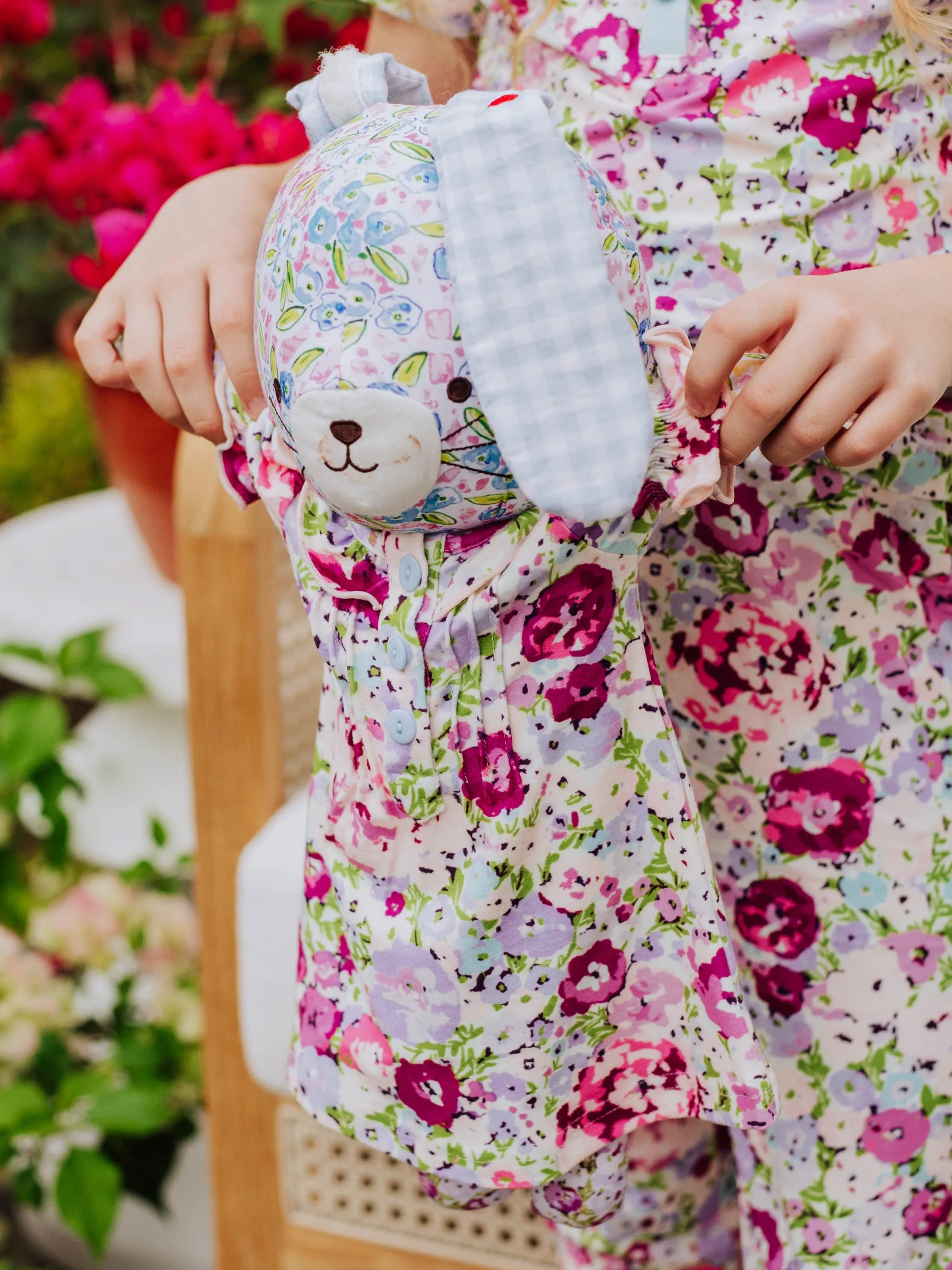 Doll Ruffled Play Dress - Violet Carnations