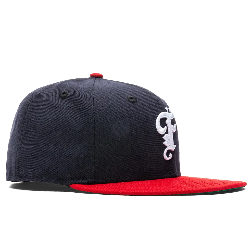 Feature x New Era OE Fitted Cap - Navy/Red