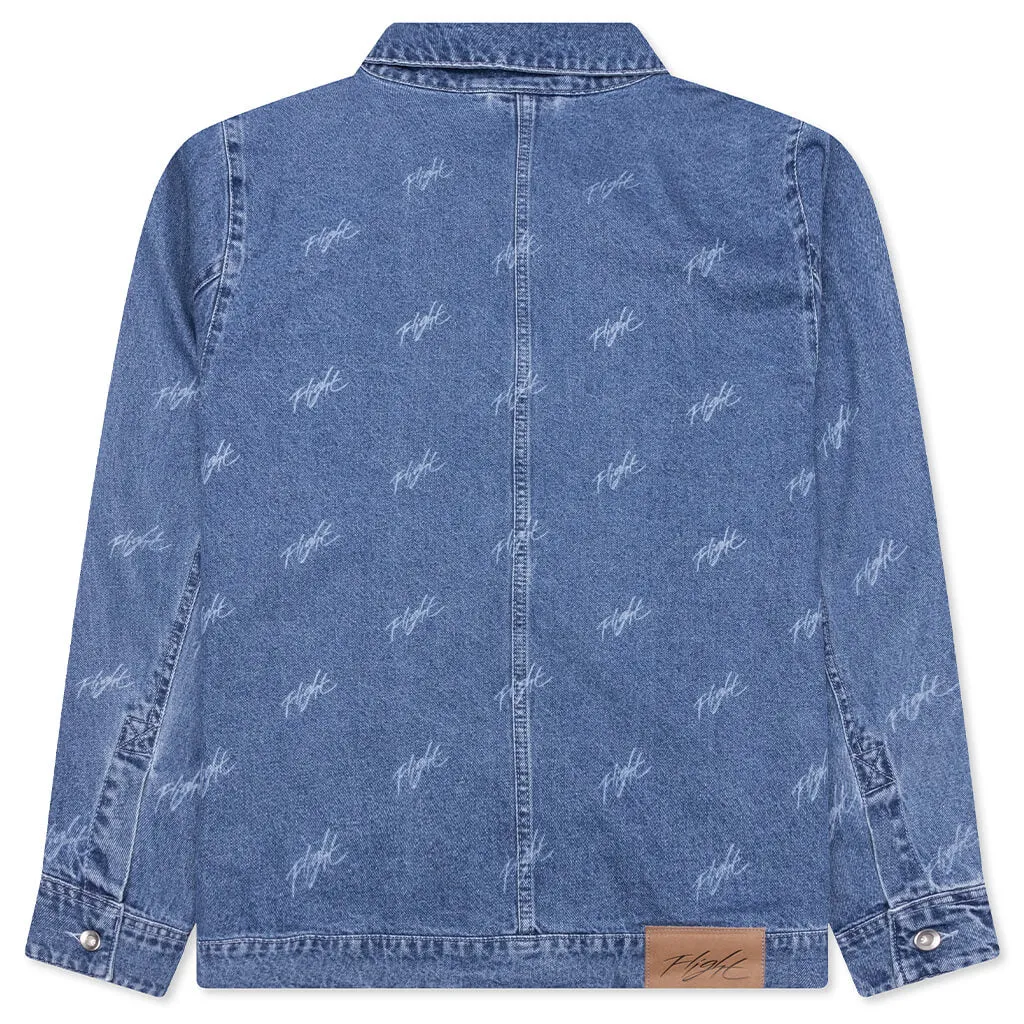 Flight Heritage Denim Jacket - Blue Grey