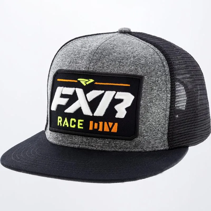 FXR Race Division Hat Grey Heather/Orange