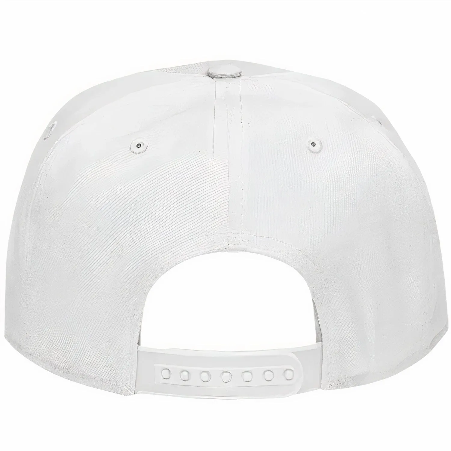 GOLD METALLIC HEART BAWS : White Snapback Hat