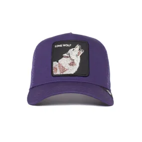 Goorin Bros The Lone Wolf Trucker Hat (Purple)