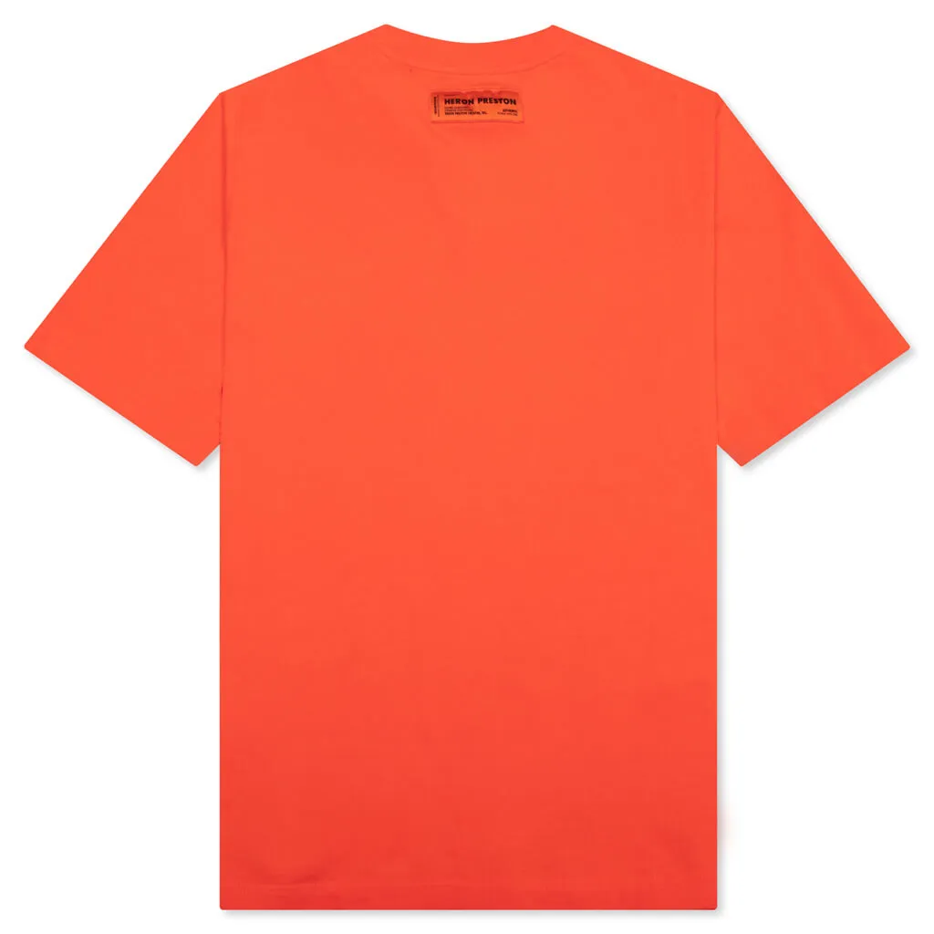 HPNY EMB S/S Tee - Orange/White