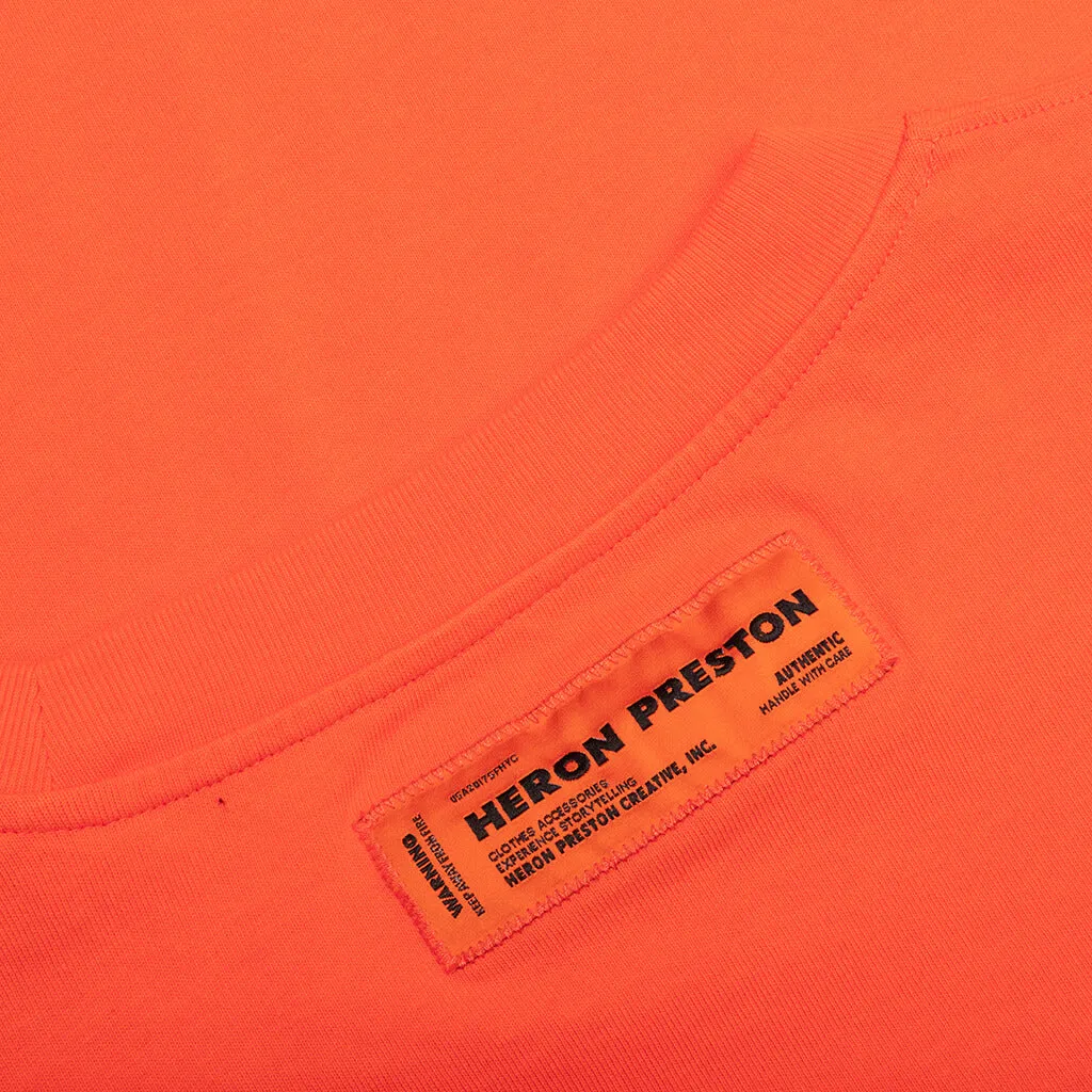 HPNY EMB S/S Tee - Orange/White