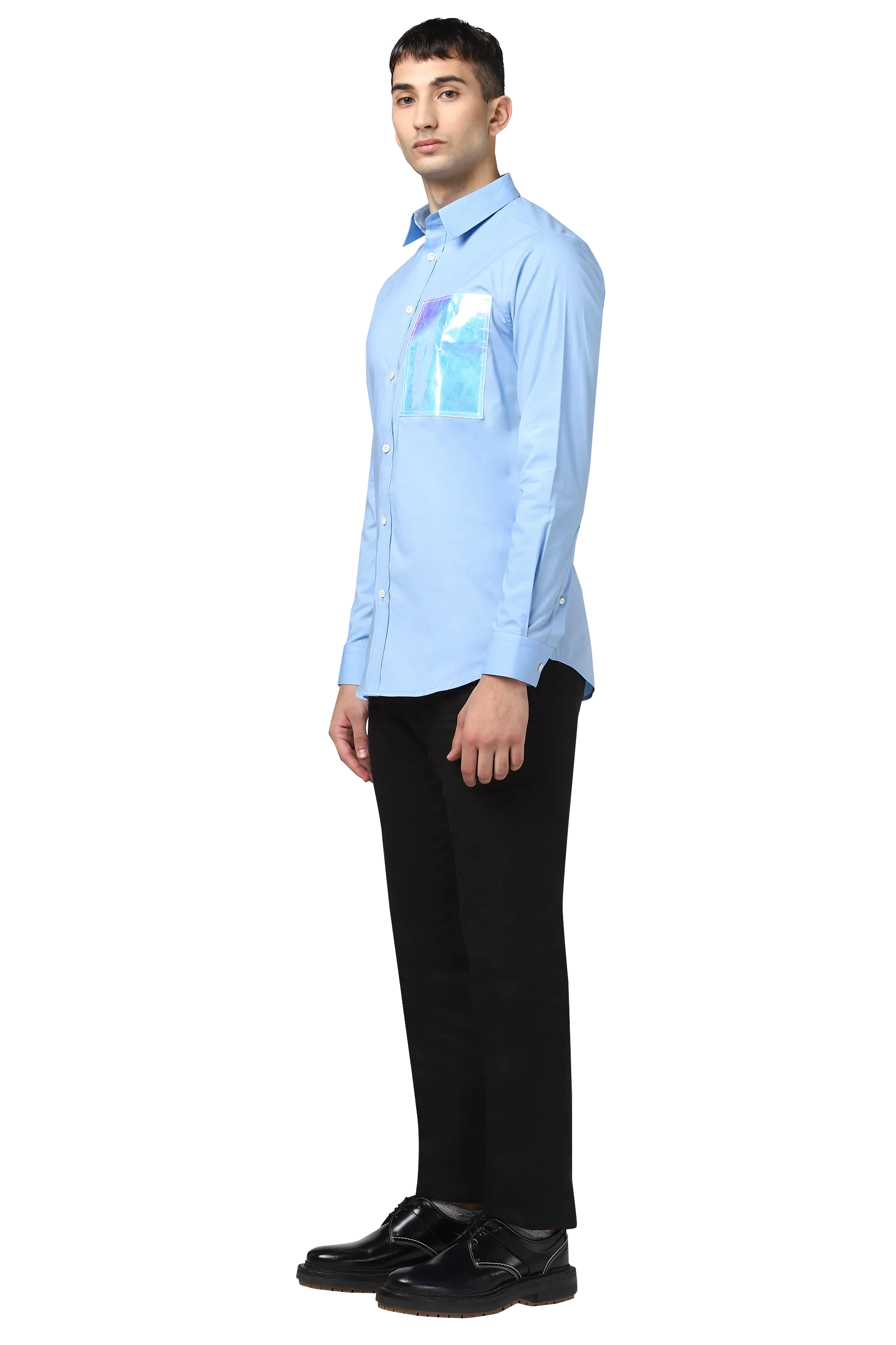 Html   Shirt with holographic patch