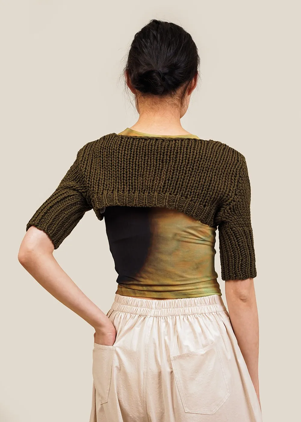 Khaki Green Odile Top