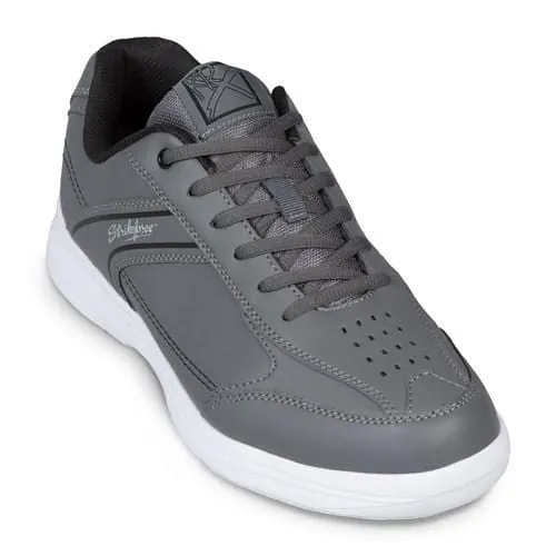 KR Strikeforce Mens Flyer Lite Slate Black Wide Bowling Shoes