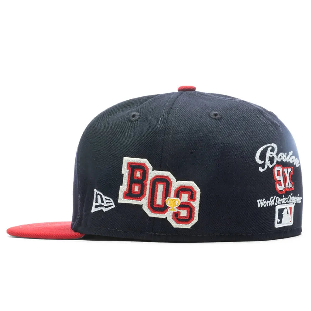 Letterman 59FIFTY Fitted - Boston Red Sox