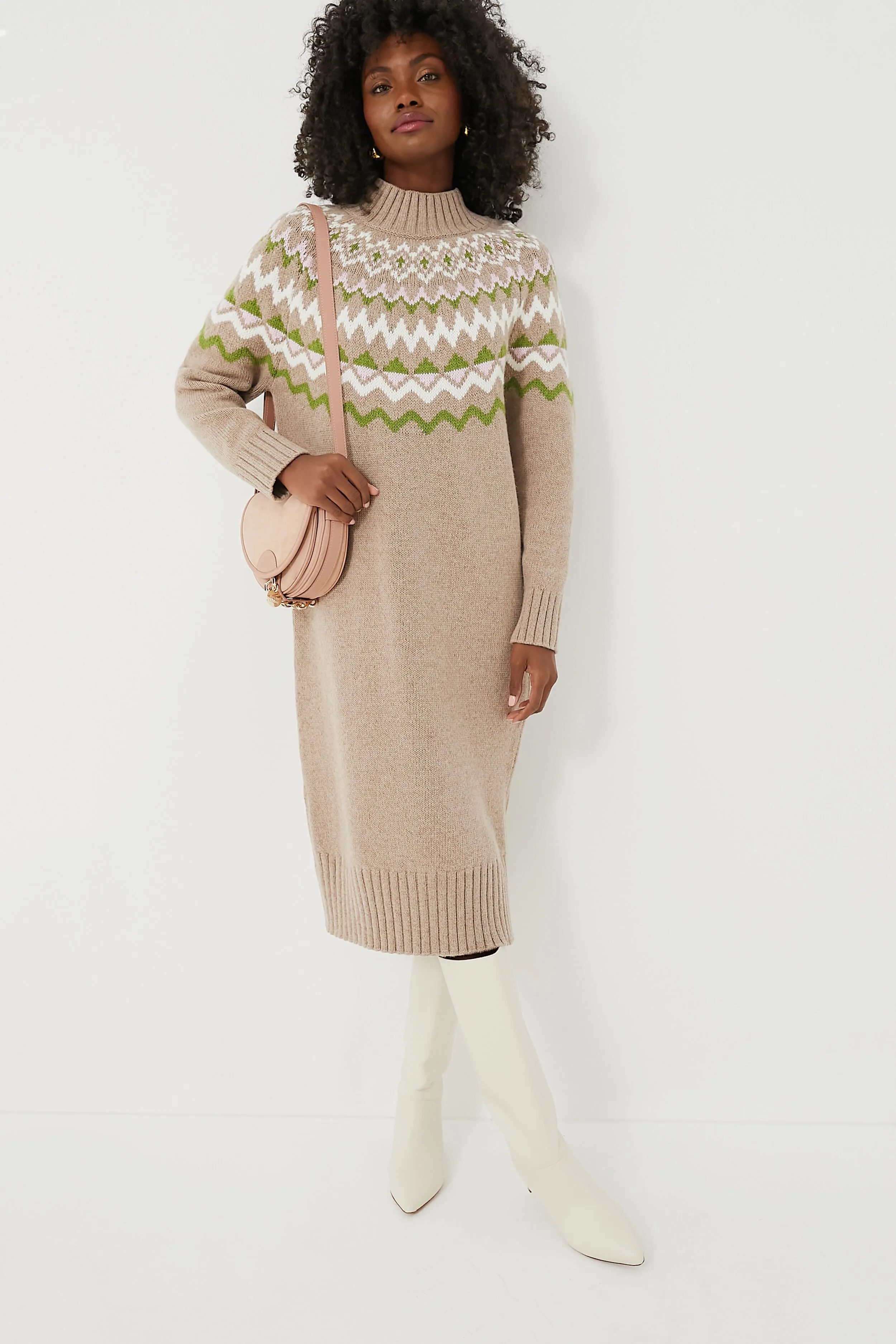 Light Trench Chesil Knit Dress