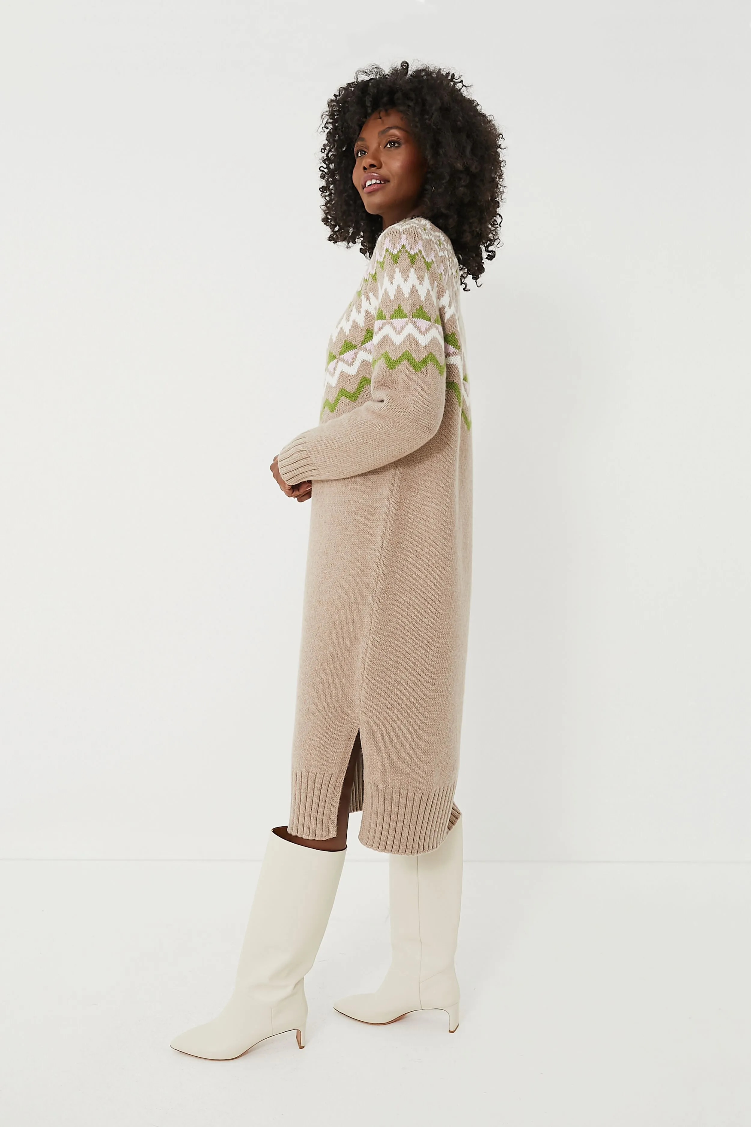 Light Trench Chesil Knit Dress