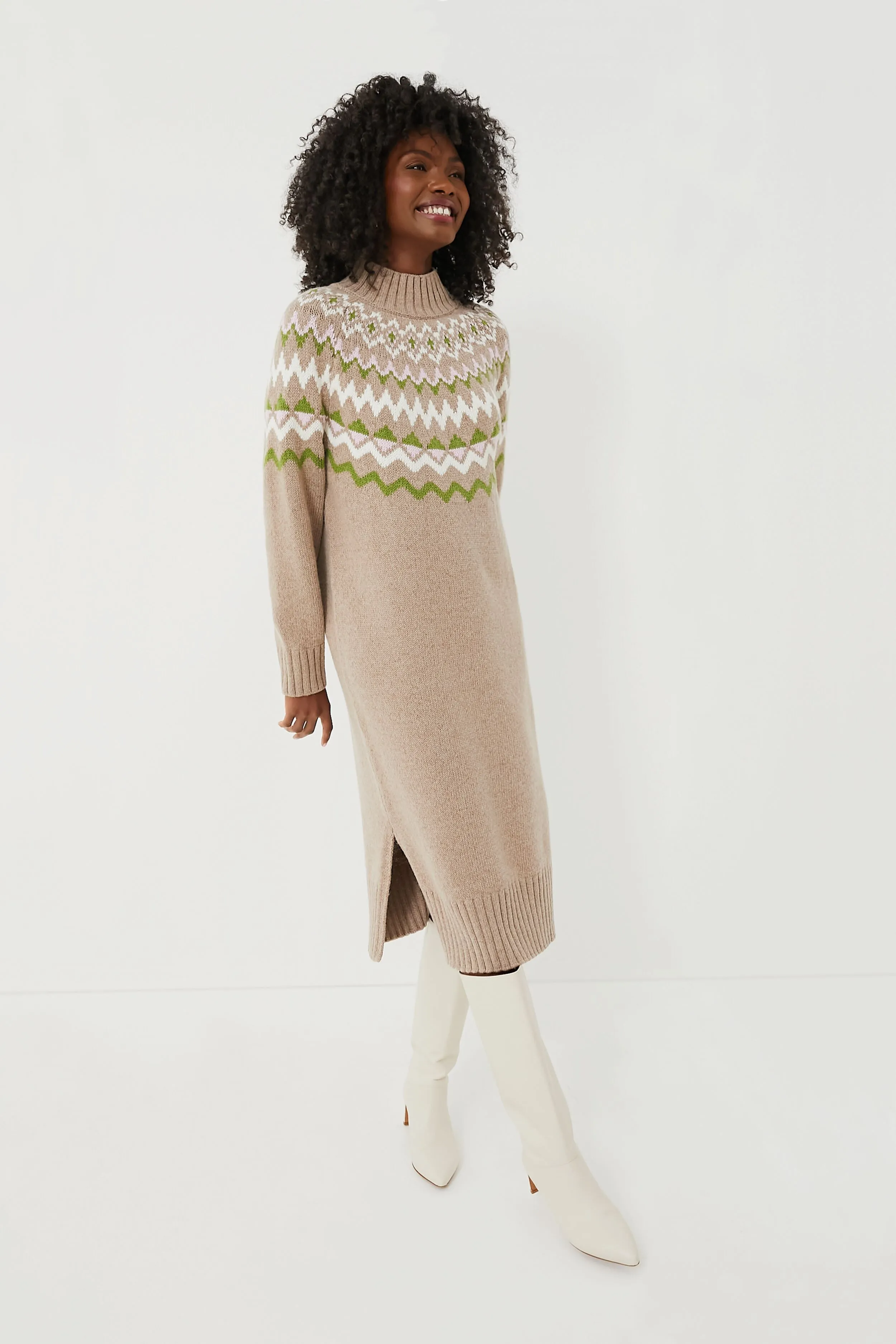 Light Trench Chesil Knit Dress