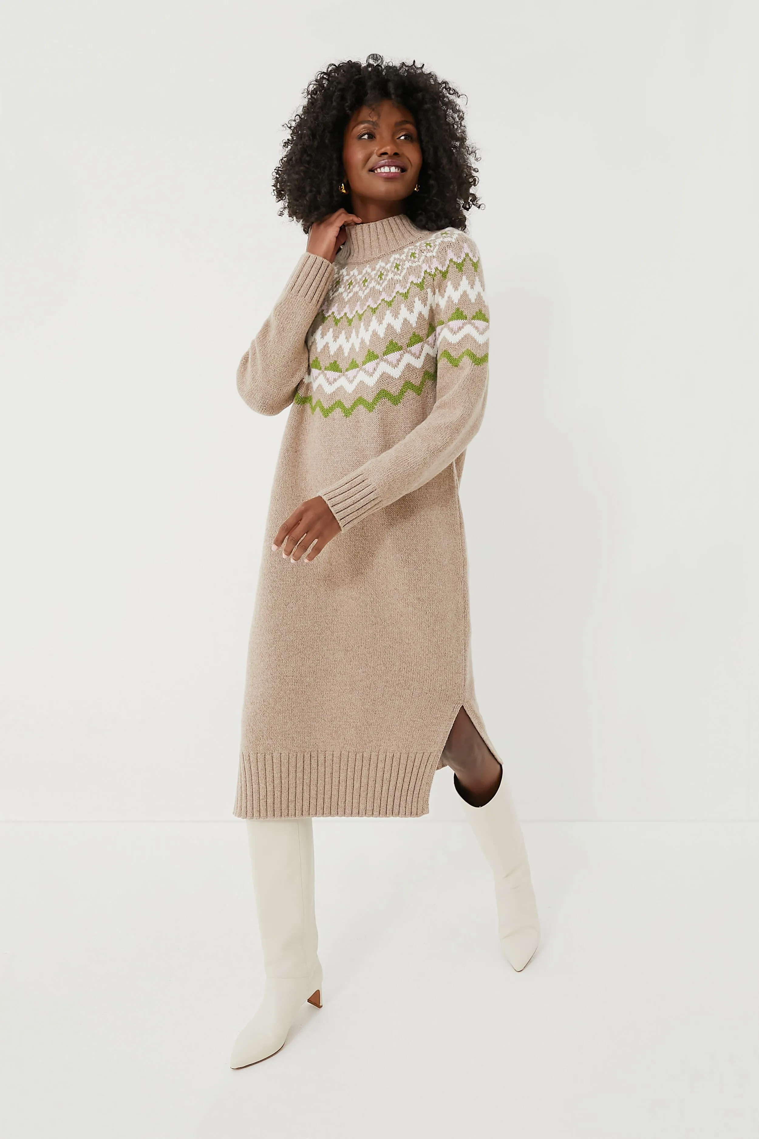 Light Trench Chesil Knit Dress