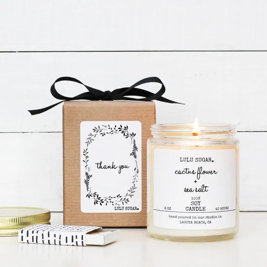 Lulu Sugar Soy Candles ~ Various Scents