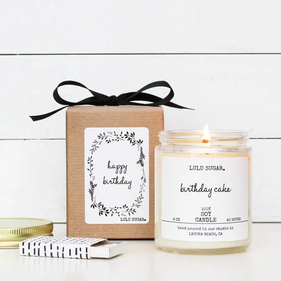 Lulu Sugar Soy Candles ~ Various Scents