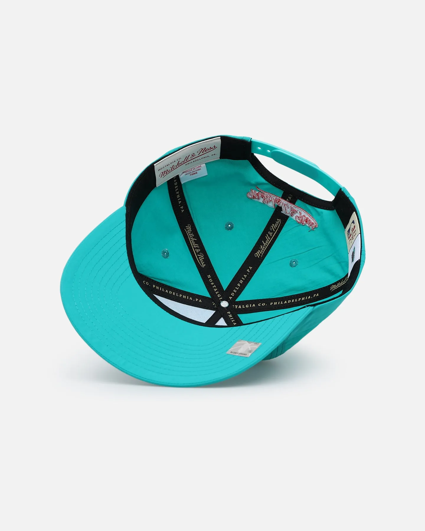 Mitchell & Ness Vancouver Grizzlies Retro Matte Nylon Origins Snapback Teal