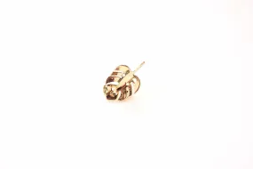 Monstera leaf Wholesale Charm - Vermeil 18k gold plated over 925 Sterling silver, leaf Pendant, Foliage, swiss cheese plant, Split leaf Charm, J401