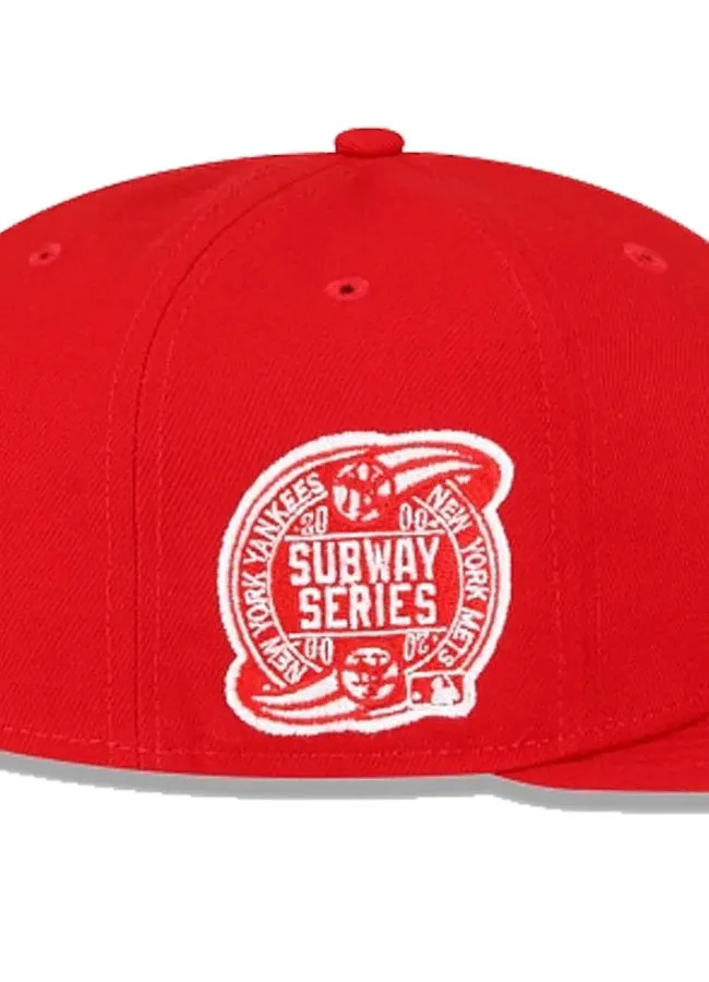 New York Yankees Subway Series Fitted Hat 60291338 Scarlet