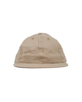 paa Stretch Floppy Ball Cap Deep Ash Grey Linen Blend Oxford