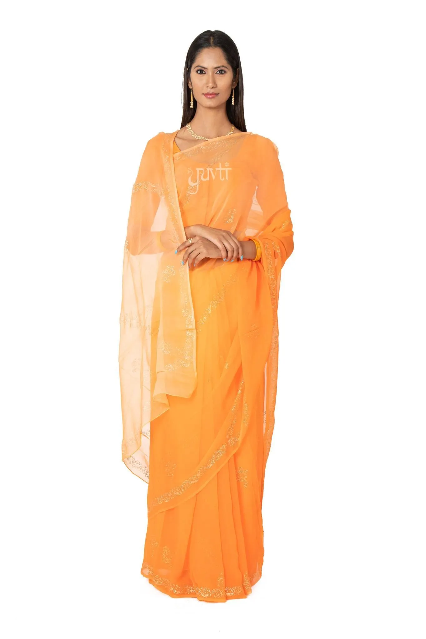 Phawari Viscose Chiffon Saree