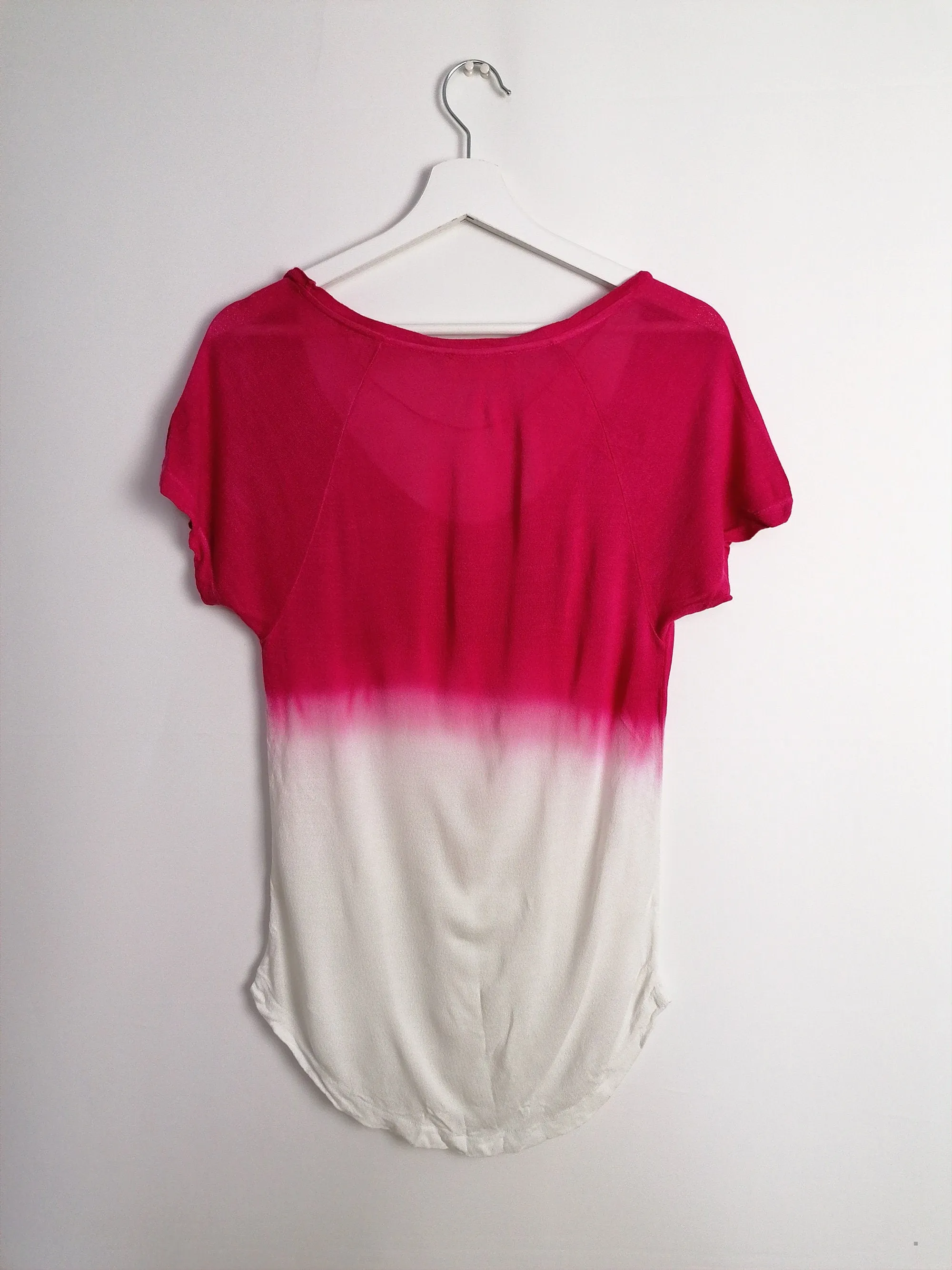 Pink Ombre Knit Top