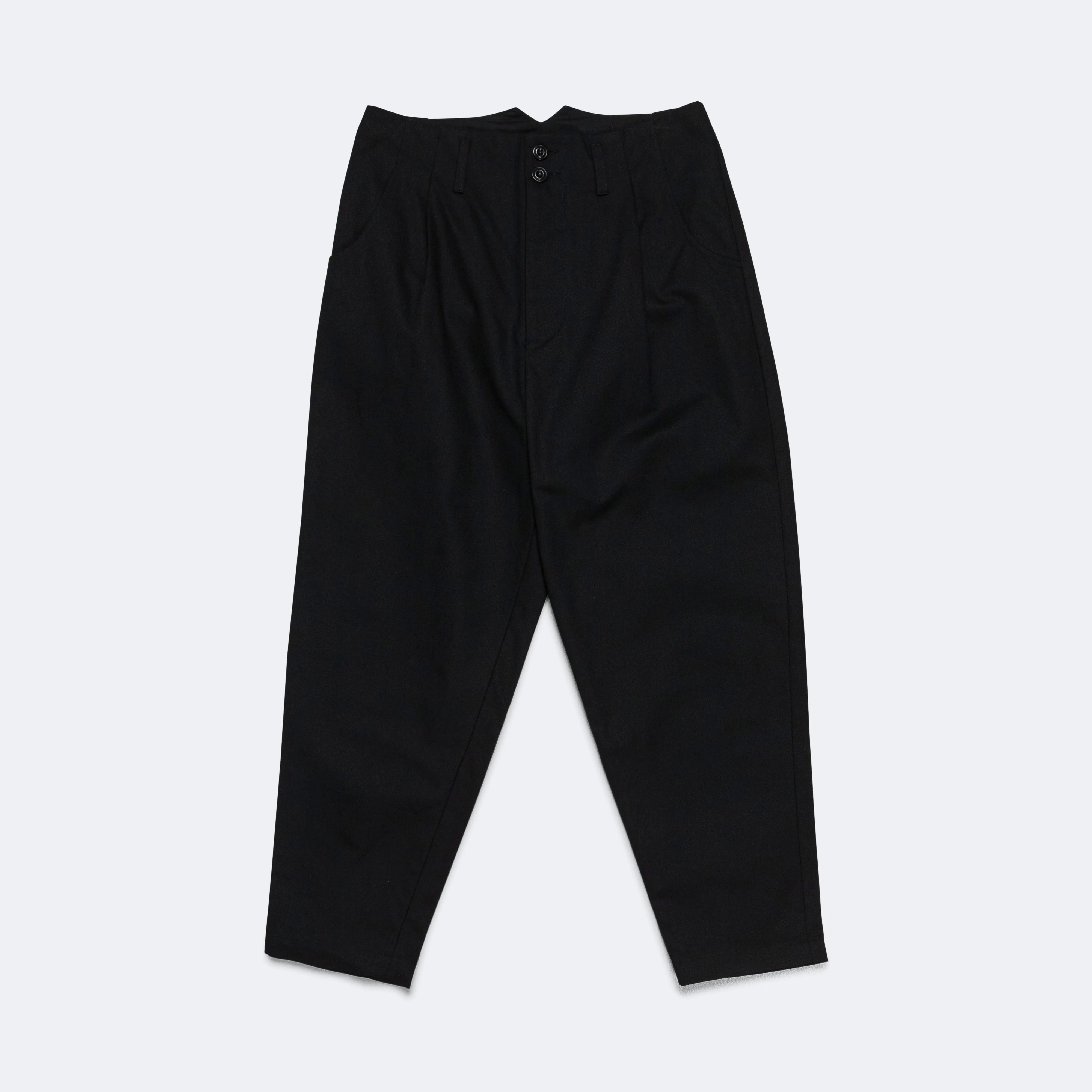 Pleated Trouser - Black