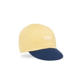 Pro Cycling Cap - Mustard Navy