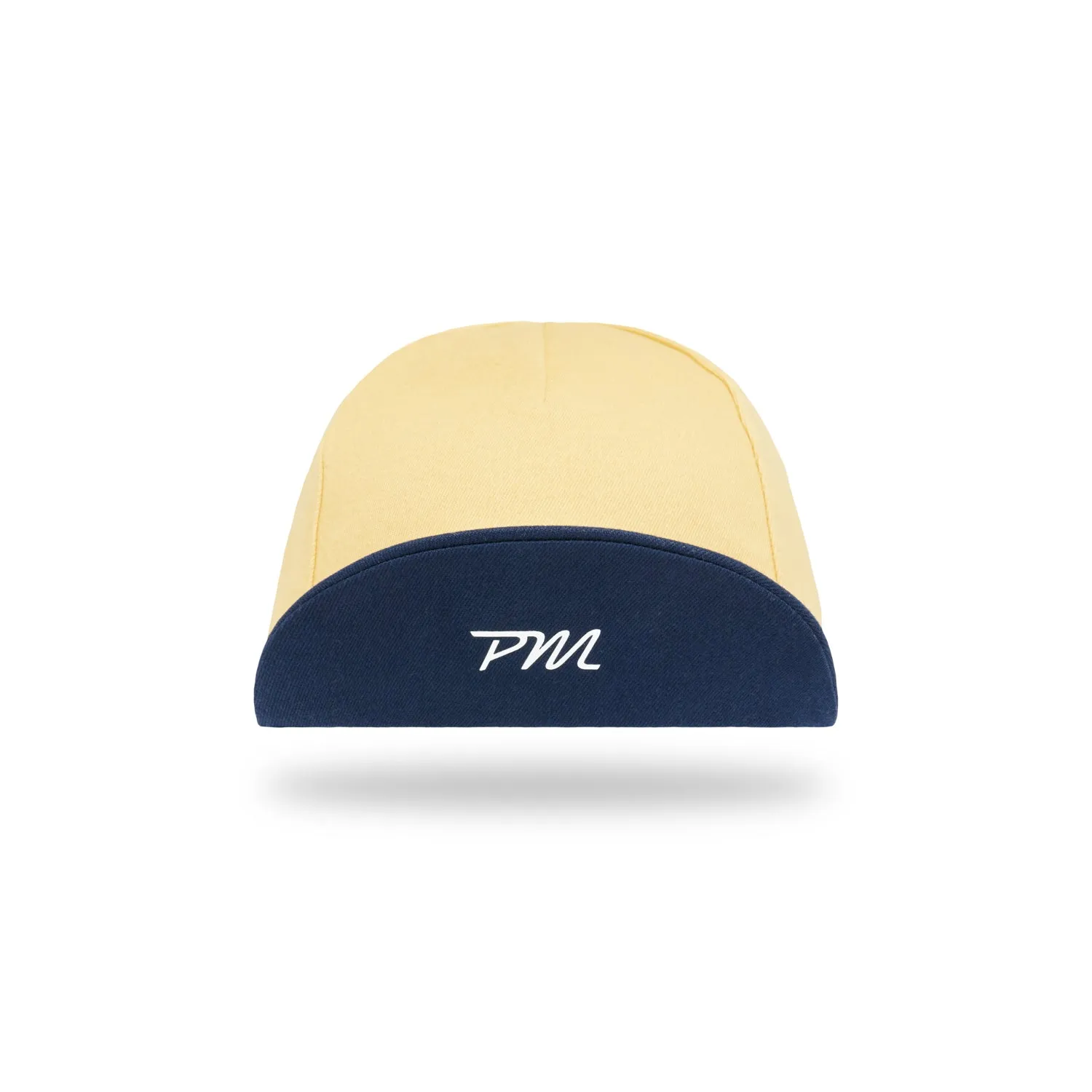 Pro Cycling Cap - Mustard Navy