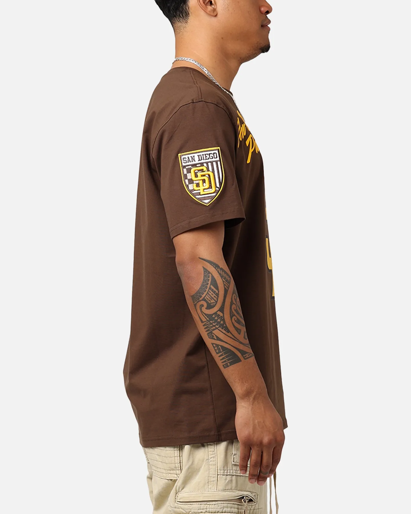 Pro Standard San Diego Padres Fast Lane SJ T-Shirt Brown