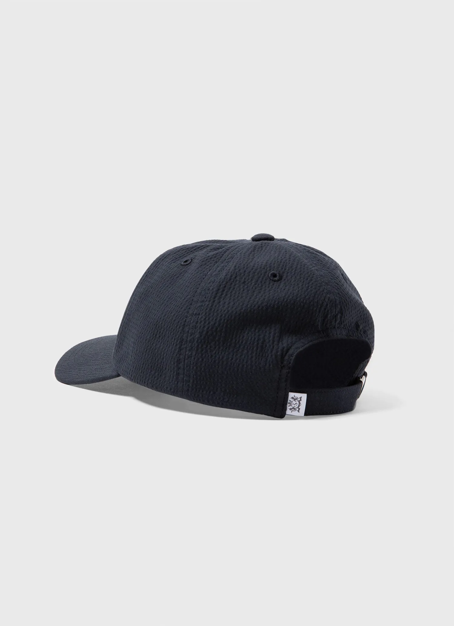 Seersucker Cap in Navy