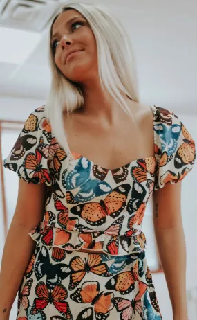 show me your mumu: lila top - butterflies