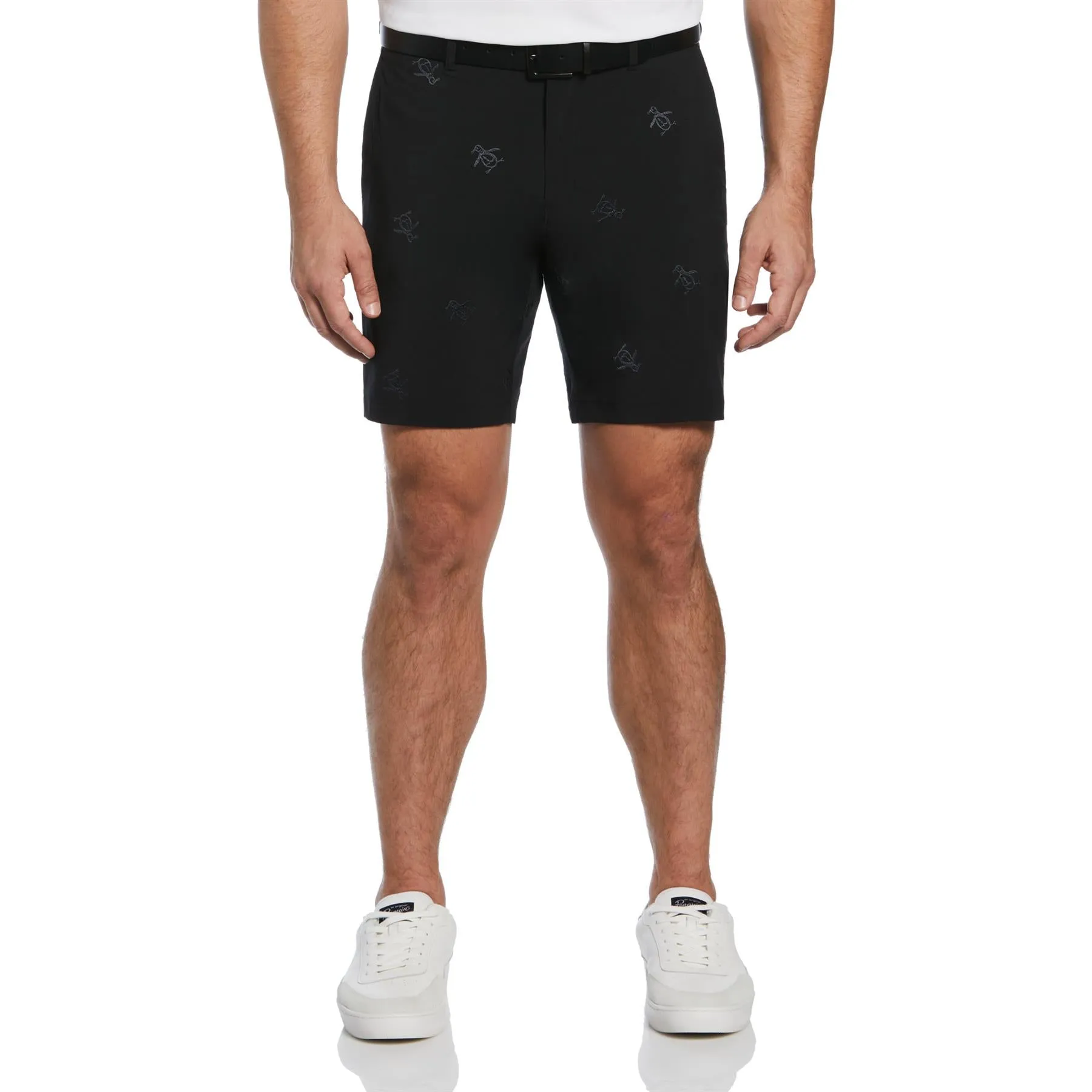 Space Dyed Pete Embroidered Shorts Cavia Black - 2024