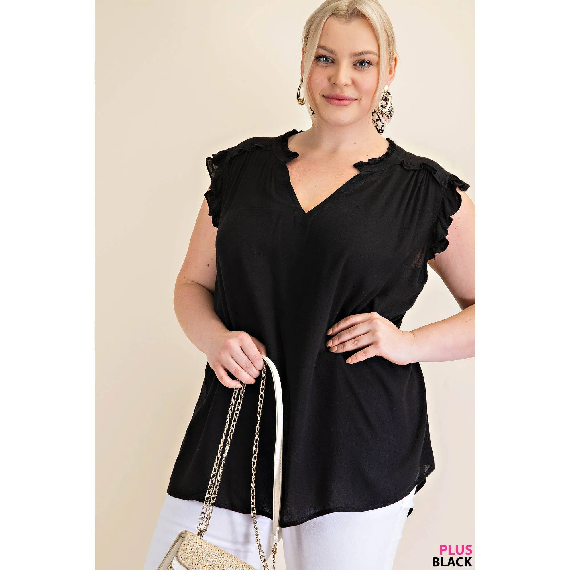 Stassi Ruffle Sleeved Top