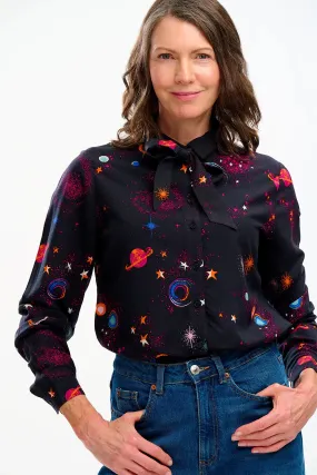 Sugarhill - Catrina Shirt - Black Colourful Universe