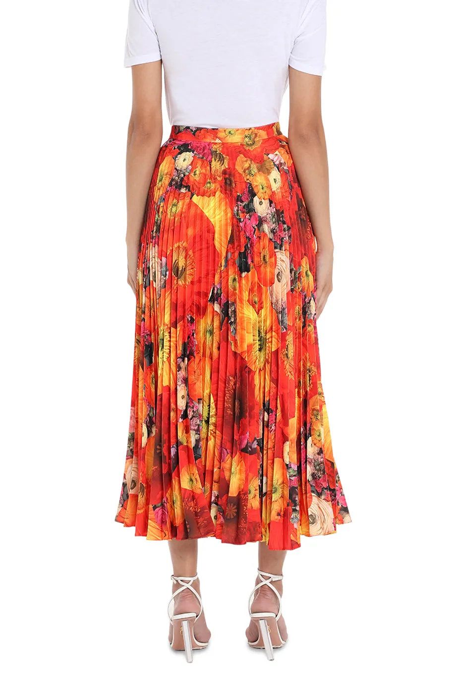 The Full Bloom Pleated Skirt