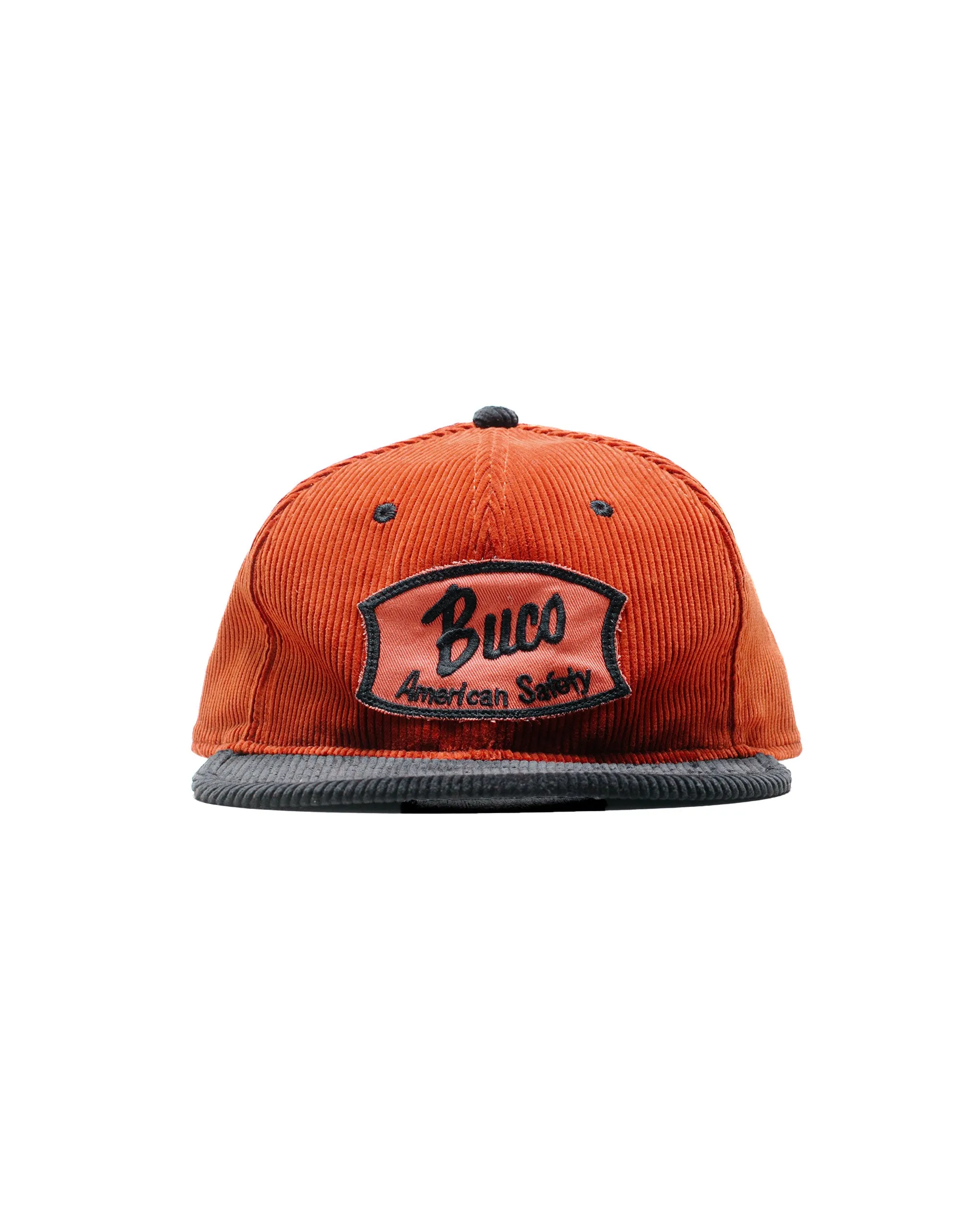 The Real McCoy's BA23102 Buco Strap-Back Cap / Corduroy Orange