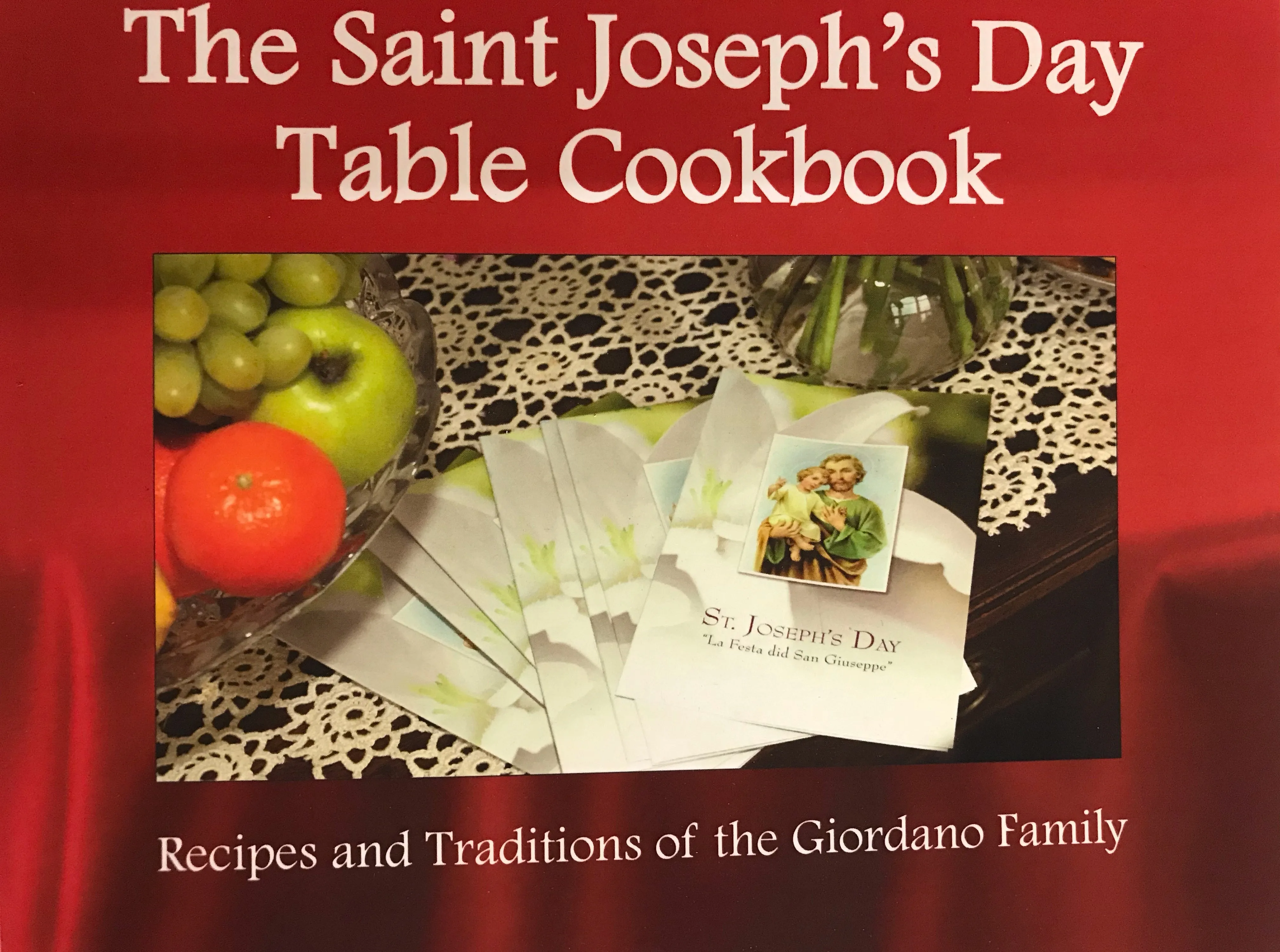 The Saint Joseph's Day Table Cookbook Book