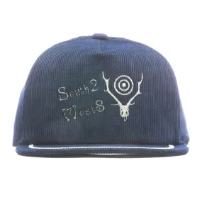 Trucker Hat - Navy/Corduroy